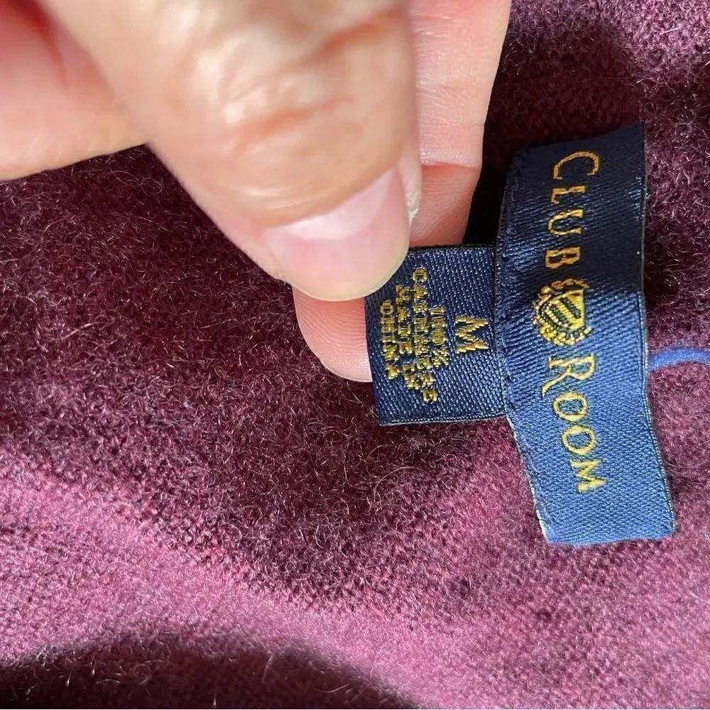 CLUB ROOM CASHMERE VEST - Picture 4 of 9
